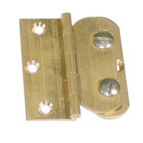 Cerniera a libro regolabili mezza zanca mm.50x40 ottonata