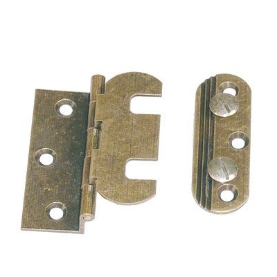 Cerniera a libro regolabili ali zancate mm.50x40 bronzata