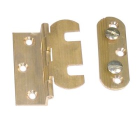 Cerniera a libro regolabili ali zancate mm.50x40 ottonata