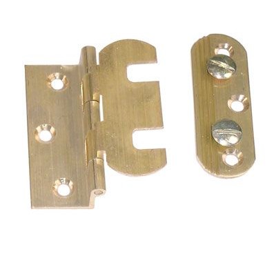 Cerniera a libro regolabili ali zancate mm.50x40 ottonata