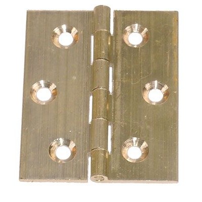 Cerniera a libro ali piane mm. 30x30 ottonata