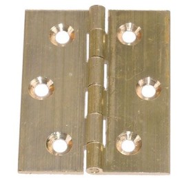 Cerniera a libro ali piane mm. 70x55 ottonata