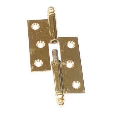 Cerniera ali piane 50x40 destra ottonato