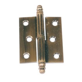 Cerniera ali piane 50x40 sinistra bronzato