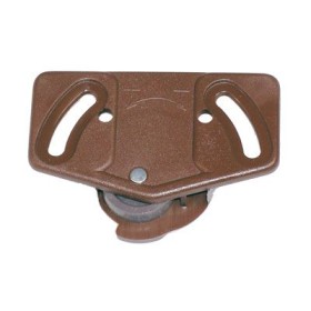 Scorrevole plastica inferiore per pannelli marrone