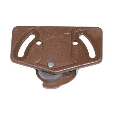 Scorrevole plastica inferiore per pannelli marrone