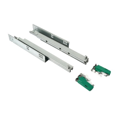 Guida estrazione soft close totale per cassetti 30cm zincato