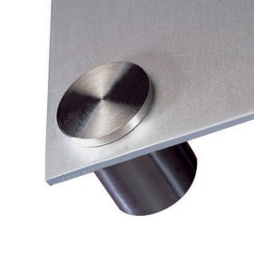 Distanziatore porta targhe mm19x25 cromo satinato