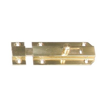 Catenaccio ottone con incontro 60 mm ottonato