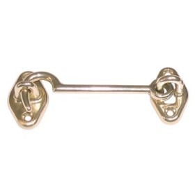 Gancio fermapersiane 120 mm.ottonato