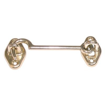 Gancio fermapersiane 140 mm.ottonato