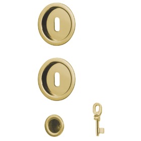 Kit tondo con chiave diametro 48 oro