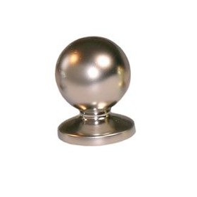 Pomolo per mobili diametro 19 cromo satinato