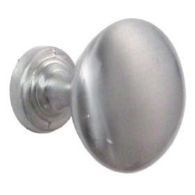 Pomolo per mobili diametro 24 nichel satinato