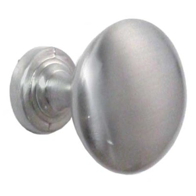 Pomolo per mobili diametro 29 nichel satinato