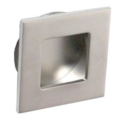 Maniglia incasso quadra 40 alluminio opaco