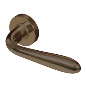 Maniglia agnone bocchette con foro bronzo