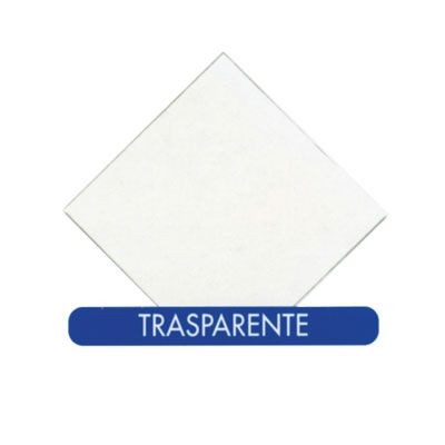 Polistirolo liscio trasparente 25x50 spessore 4mm