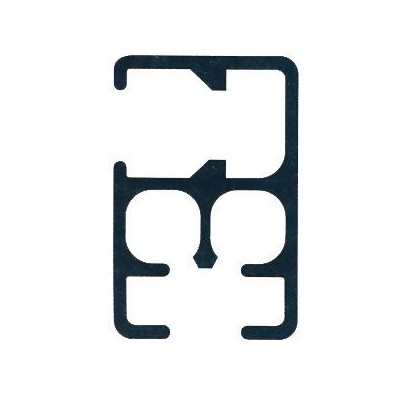 Binario alluminio art.430