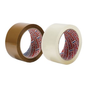 Nastro imballo hotmelt larghezza 50 mm lunghezza 50 yds colore avana