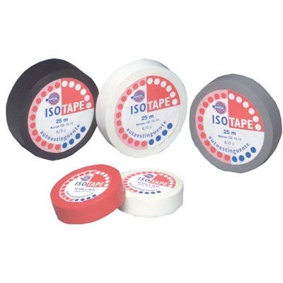 Nastro isolante 25 mm. x 25 m. colore bianco