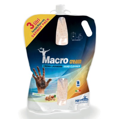 Pasta lavamani con macrogranuli vegetali, formato ricarica da 3000ml