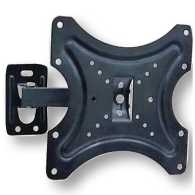 Supporto tv orientababile inclinabile 1 braccio max 47. acciaio nero