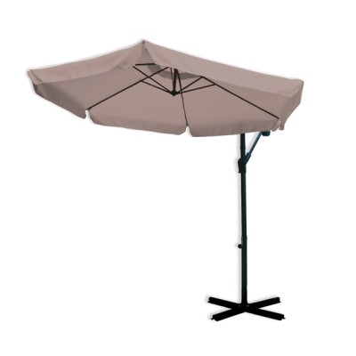 Ombrellone a braccio d.3 tortora