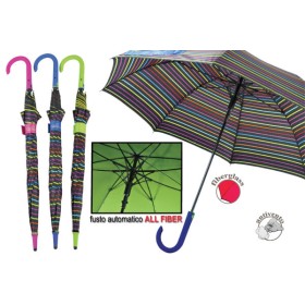 Ombrello automatico fiber pongee fantasia