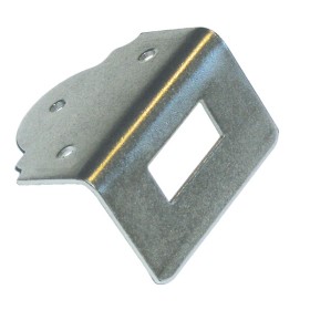 Piastre angolo per profilo in legno modello sicilia in ferro lucido