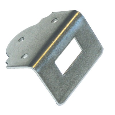 Piastre angolo per profilo in legno modello sicilia in ferro lucido