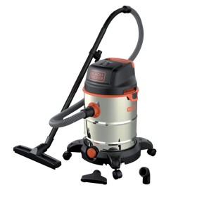 Aspiratutto black&decker potenza: 1.600W / contenitore: 30 litri inox