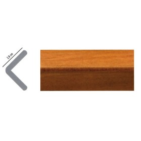 Paraspigolo ayous 29x29 liscio noce chiaro