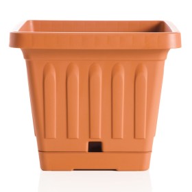 Vaso terra quadrato cm.40x40