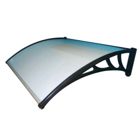 Pensilina policarbonato trasparente compatto 120x80