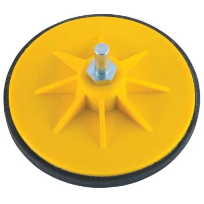 Platorello con velcro biadesivo d.125