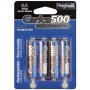 Batterie ricaricabili AA carica500 1.5V - 1.500mAh - blister 4 pezzi