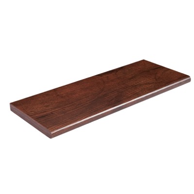 Mensola nobilitato 100x25x2.5 rovere e grigio