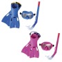 Set da snorkeling Lil Flapper pinne misura 24/27 in 2 colori assortiti