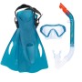 Set da snorkeling firefish 7+anni misura pinne: 37/41-2 colori