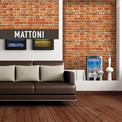 Plastonda decor 50x100 3mm mattoni