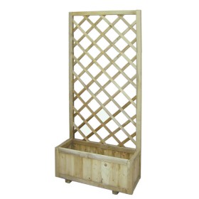 Pannello con fioriera in pino ipregnato 90x180