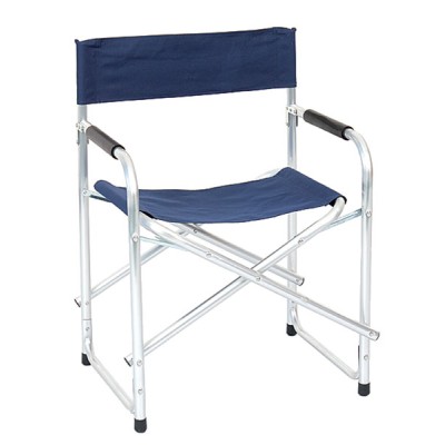 Poltrona regista alluminio poliestere blue