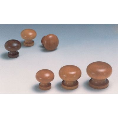 Pomolo legno art.279/a noce chiaro