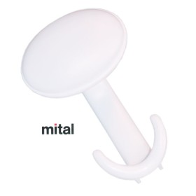 Portabito plastica 1 posto bianco/bianco