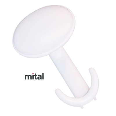 Portabito plastica 1 posto bianco/bianco