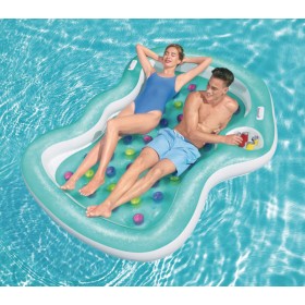 Materassino doppio designer con portaoggetti e maniglie cm.224x174