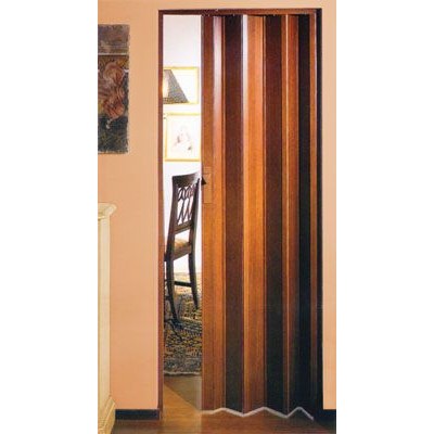 Porta a soffietto lux 82x220h noce nazionale
