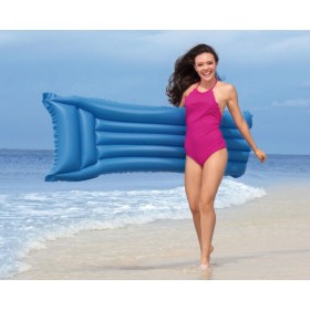 Materassino tinta unita eco colori assortiti: blu/verde/rosa cm.183x69