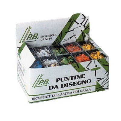 Puntine da disegno 50 blu (sc.50)